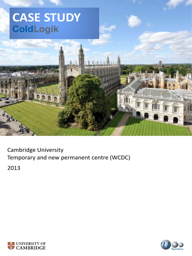 Cambridge University Case Study | PDF | Cambridge | Data Center