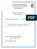 Diagrama de Bloques Receptor de T.V