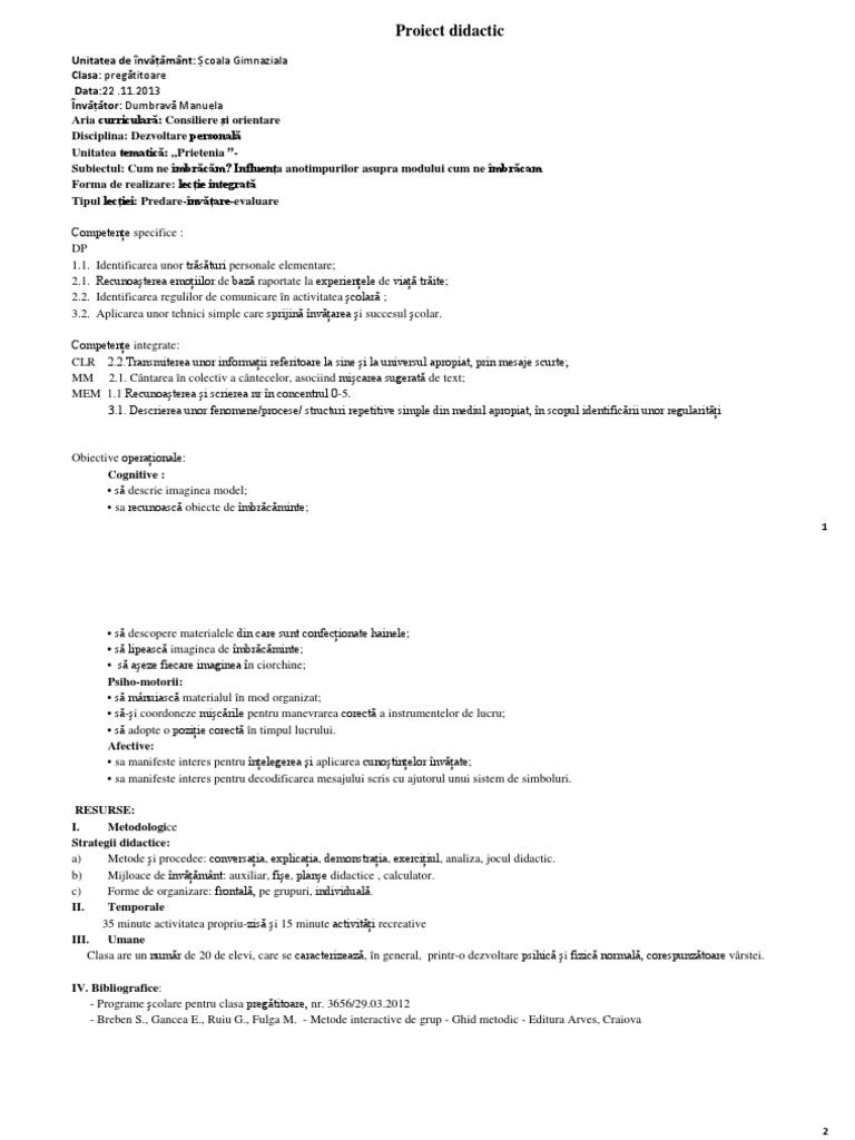 1 Proiect Didacti1