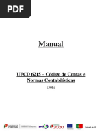Manual Código de Contas