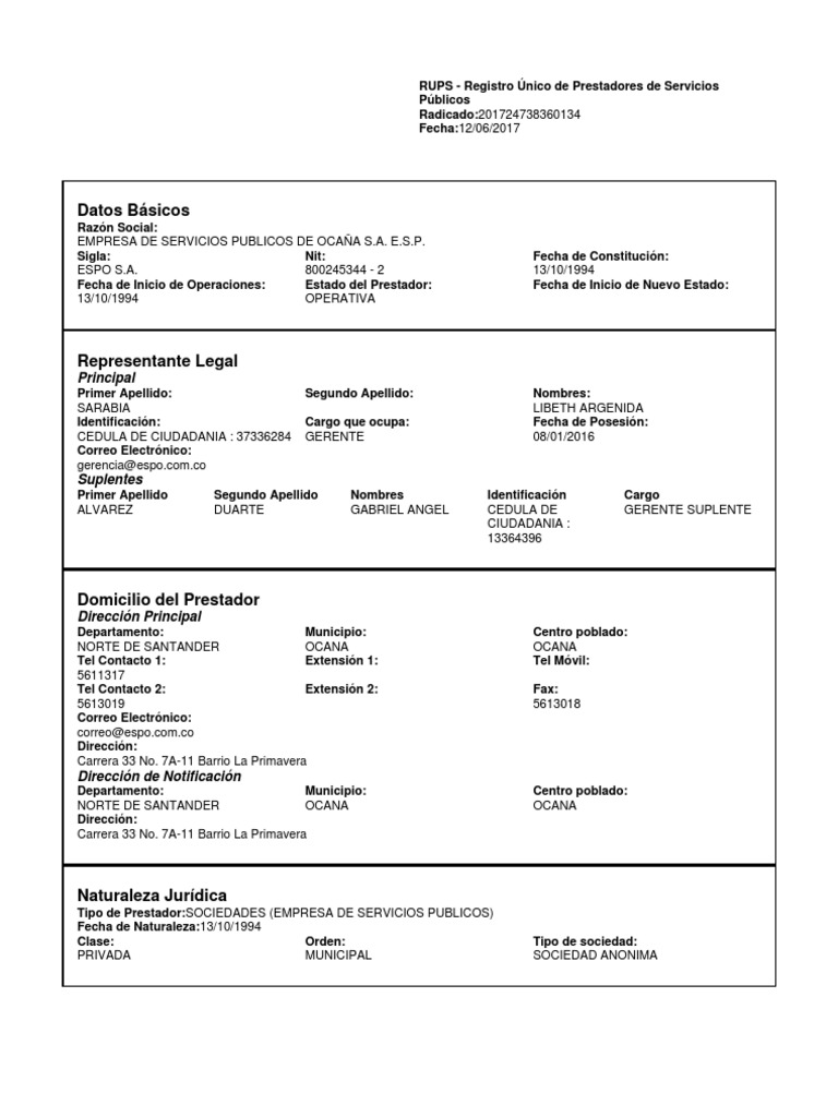 Rups Espo | PDF | Finanzas (general) | Business