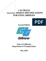 Caltrans Seismic Design Spec Steel Bridges 2nd Ed 2016