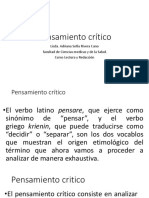 Pensamiento Crítico