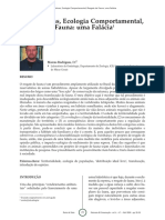 Rodrigues (2006) - Hidreletricas, Ecologia Comportamental, Resgate de Fauna - Uma Falacia