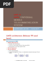 Unit-Iii Umts:: Universal Universal Mobile Telecommunication System