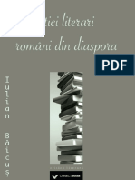 Critici Literari Romani Din Diaspora - Iulia Baicus PDF