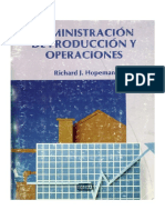 Administracion de Produccion y Operaciones - RICHARD J. Hopeman PDF