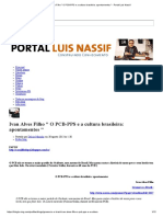 Ivan Alves Filho - O PCB-PPS e A Cultura Brasileira - Apontamentos - Portal Luis Nassif