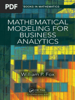 Mathematical Modeling for Business Analytics