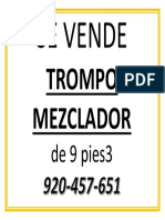 Se Vende Trompo Mezclador