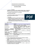 Contratar asistente técnico para gestión de riesgos