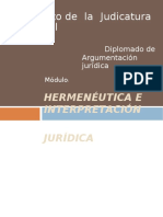 Hermenéutica e Interpretación Jurídica