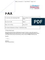PD's FOIA Request To DOJ's Office of Information Policy