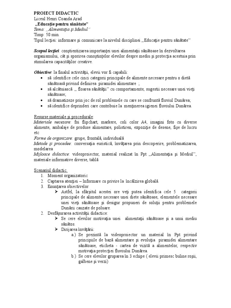 Alimentatia Si Mediul 1 1