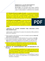 Plazos y Términos en La Ley Del Procedimiento Administrativo General Ley N