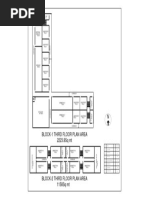 Block-1 Third Floor Plan Area 2223.8Sq MT: Corridor