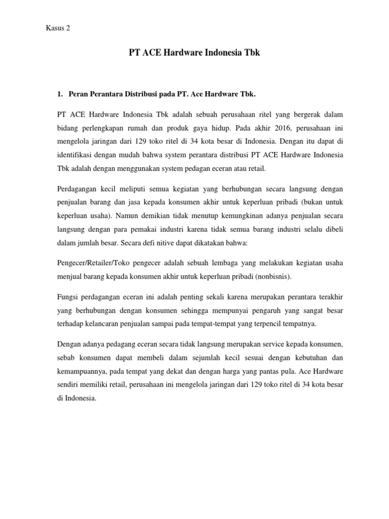 Kasus 2 Ace Hardware PDF
