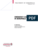 Emergency Care Issues in Hemophilia