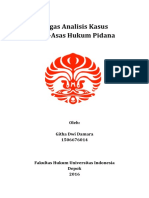 Tugas Analisis Kasus Asas-Asas Pidana