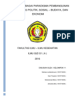 Pancasila Sebagai Paradigma Pembangunan Dalam Bidang Politik, Sosial - Budaya, Dan Ekonomi