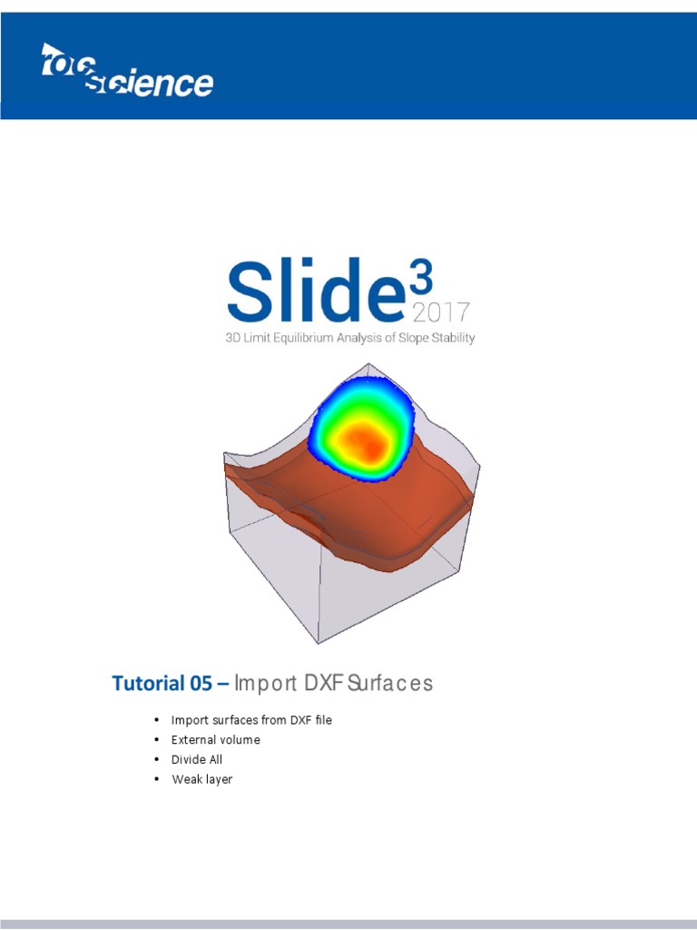 Import DXF Surfaces Tutorial Guide | PDF | Areas Of Computer Science ...