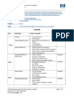 Schedule pelatihan abab