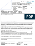 Molecular Genetic Testing Request and Consent Form