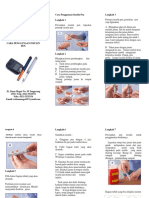 Cara Penggunaan Insulin Leaflet Baru