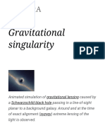 Gravitational Singularity Explained