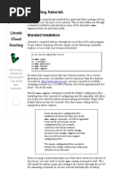 Compiling Asterisk: Linode Cloud Hosting