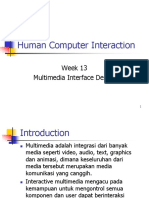 Multimedia Interface Design