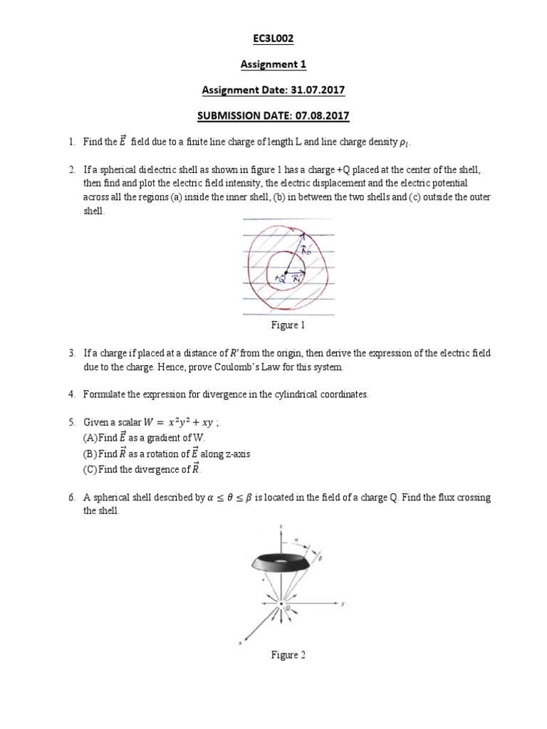 Advanced Electromagnetics Tasks | PDF | Teaching Methods & Materials ...