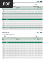 VDA Volume 6.3 2016 Chapter 9.1 Process Audit Action Plan