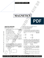 Magnetics: Iit-Jee Physics Assignments by Avik Sir