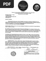 Proposed Letter to Donald J. Trump