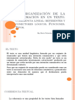 La Organización de La Información en Un Texto