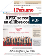 APEC Se Reafirma en El Libre Comercio