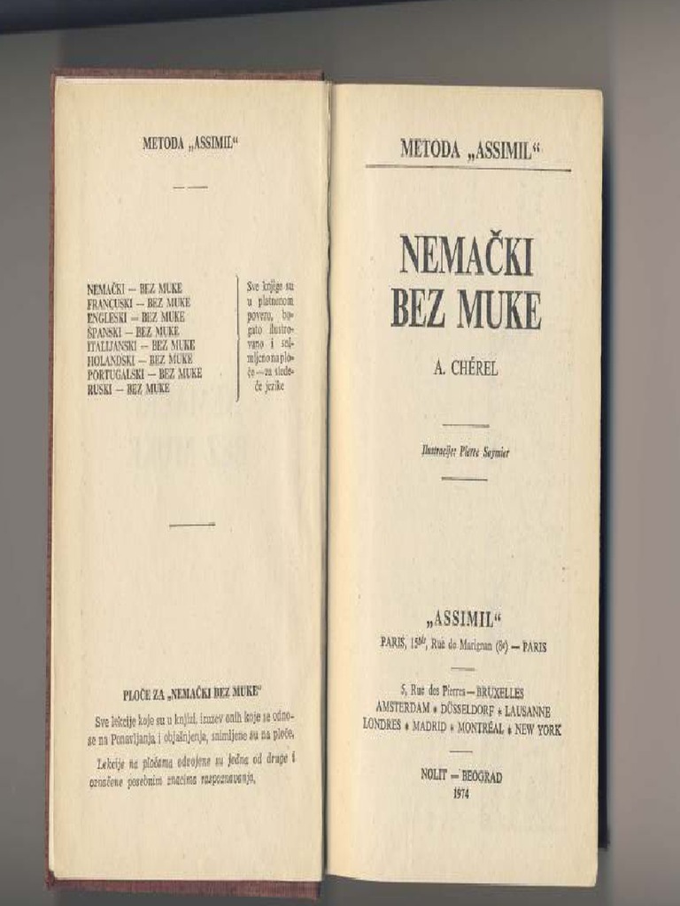 Udzbenik Za Ucenje Nemackog Jezika | PDF