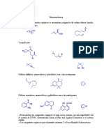 Ejercicios de nomenclatura orgánica