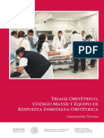 Triage Obstetrico y Codigo Mater