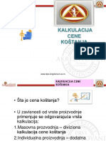 Kalkulacija Cene Kostanja PDF