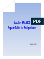 SPA5300 Repair Guide for R40 Problem