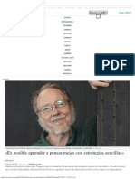 «Es Posible Aprender a Pensar Mejor Con Estrategias Sencillas»