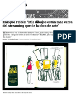 Enrique Flores e2809cmis Dibujos Estc3a1n Mc3a1s Cerca Del Streaming Que de La Obra de Arte