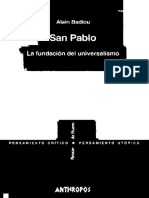 Badiou Alain - San Pablo La Fundacion Del Universalismo.pdf