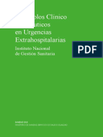 Protocolos Clínico Terapéuticos en Urgencias Extrahospitalarias - Instituto Nacional de Gestión Sanitaria