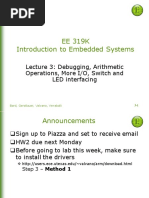 EE 319K Introduction To Embedded Systems