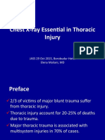 Chest X Ray in Trauma Thorax