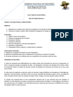 Química General Básica: Conceptos y Tabla Periódica