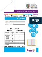 Biii-Examen 6° - 2017-2018